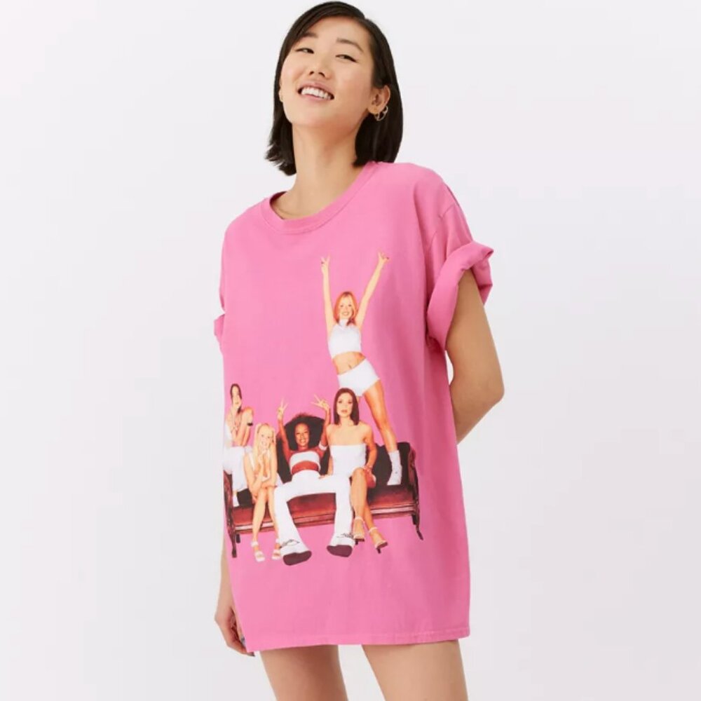 UO Spice Girls Oversized Band T-Shirt
